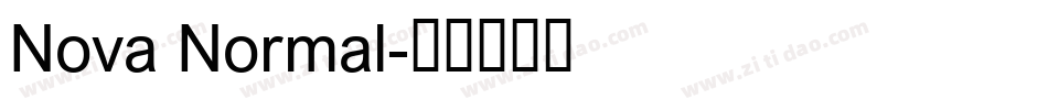 Nova Normal字体转换